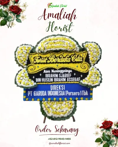 Papan Bunga Duka di Pondok Jaya